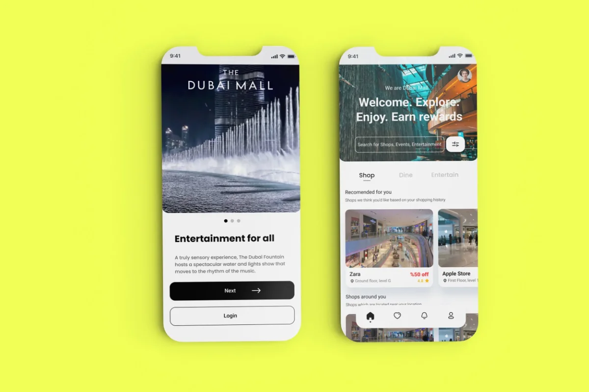 اپ Dubai Mall راهنمای جامع بزرگ‌ترین مرکز خرید 