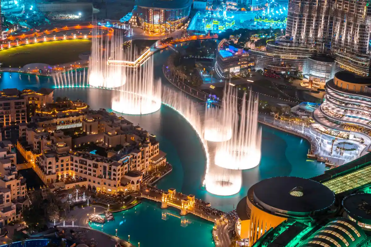 نافورة دبي مول