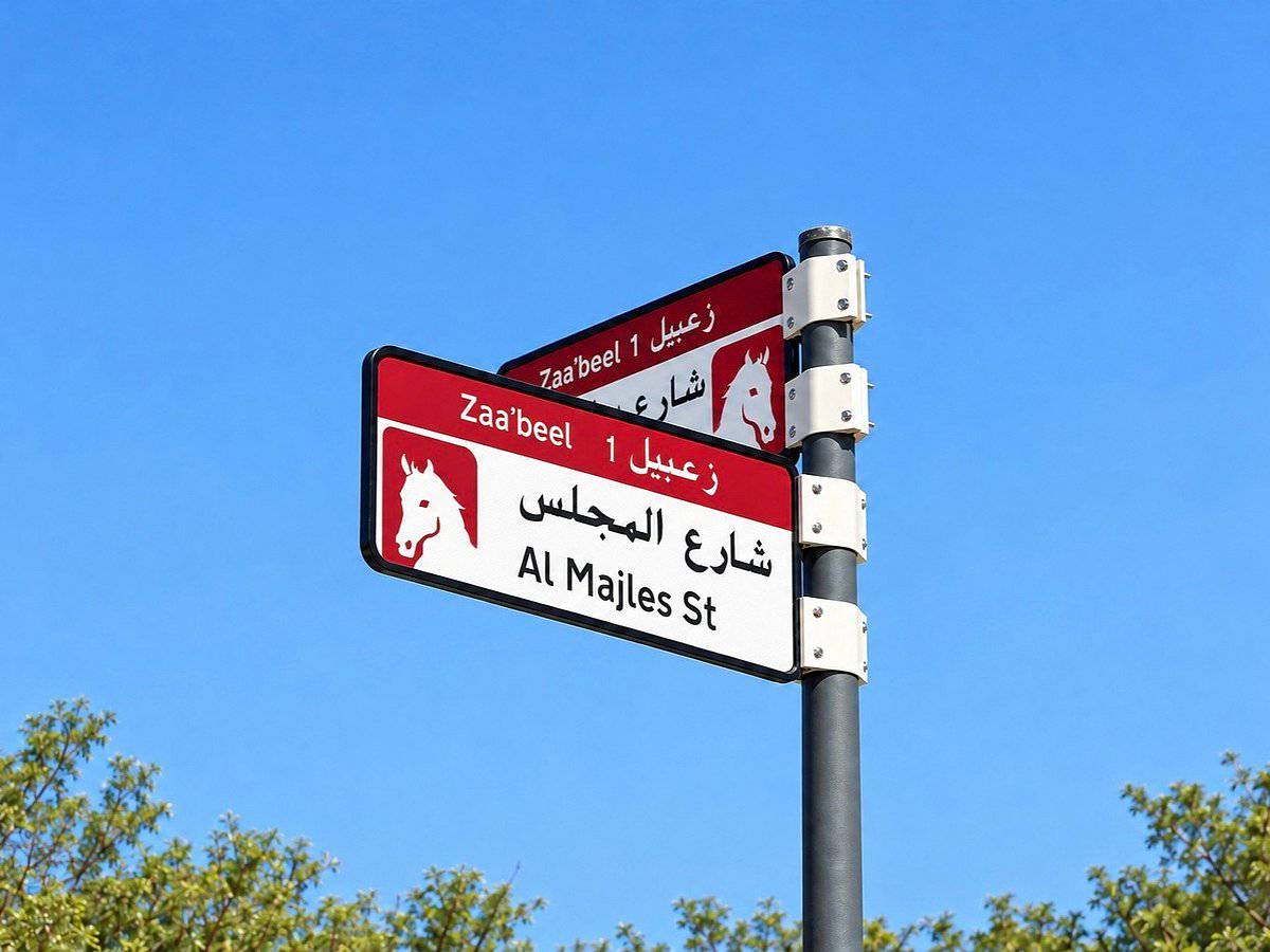 دبي تطلق لوحات عنونة جديدة بالألوان ورموز QR